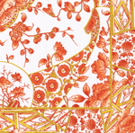 Luncheon : Gilded Porcelain Coral  Retired