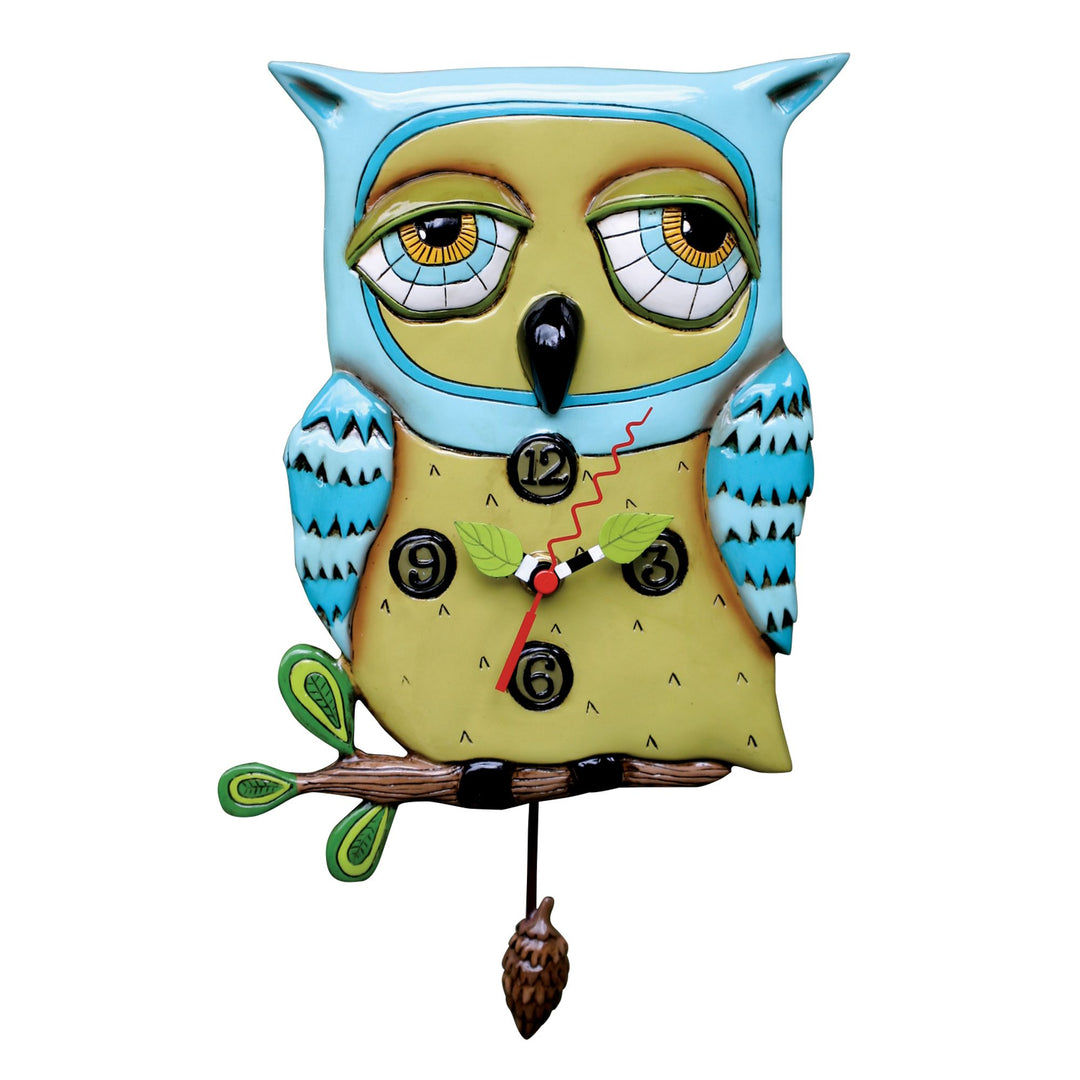 AD Blue Owl Clock