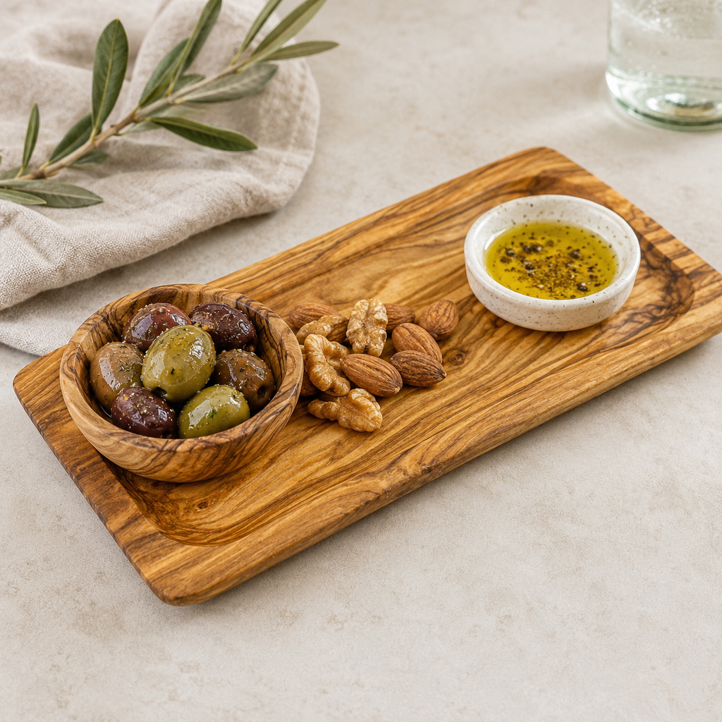 Olive Wood Rectangular Plate