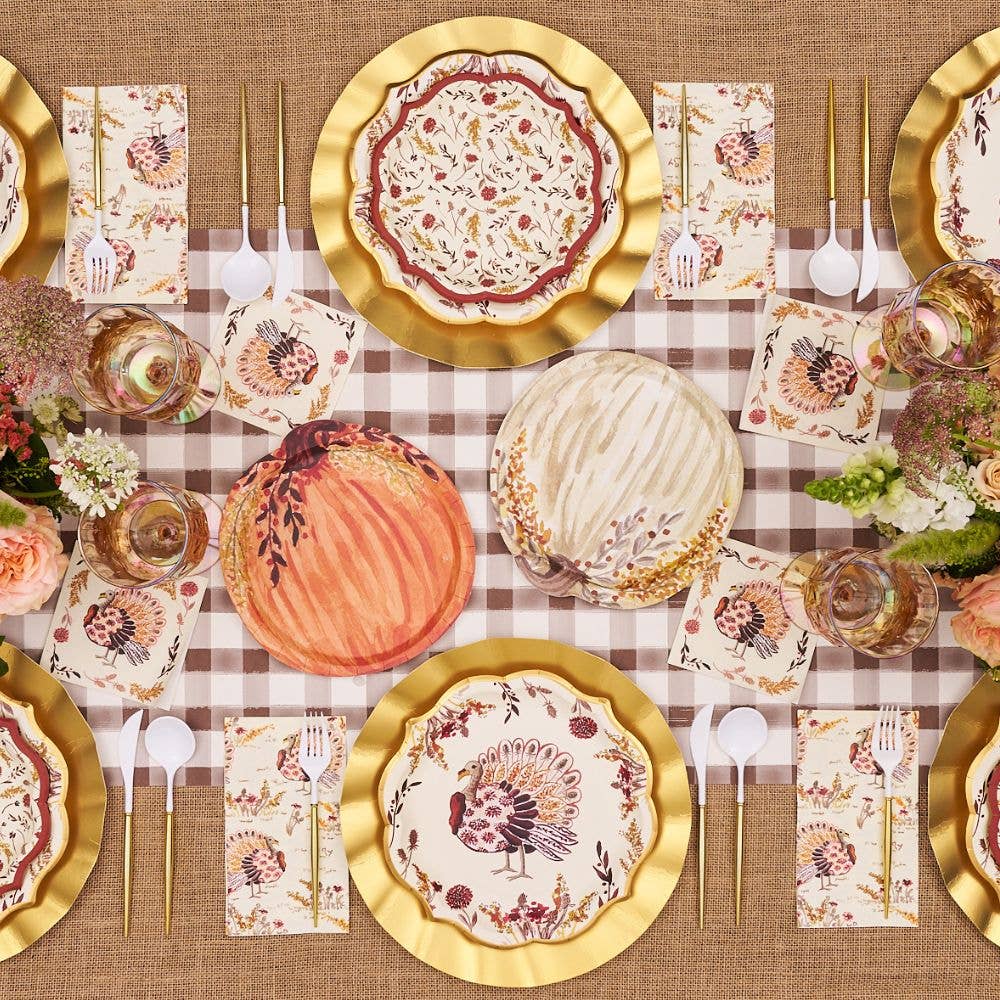 Amber Harvest Dinner Plates/8pk
