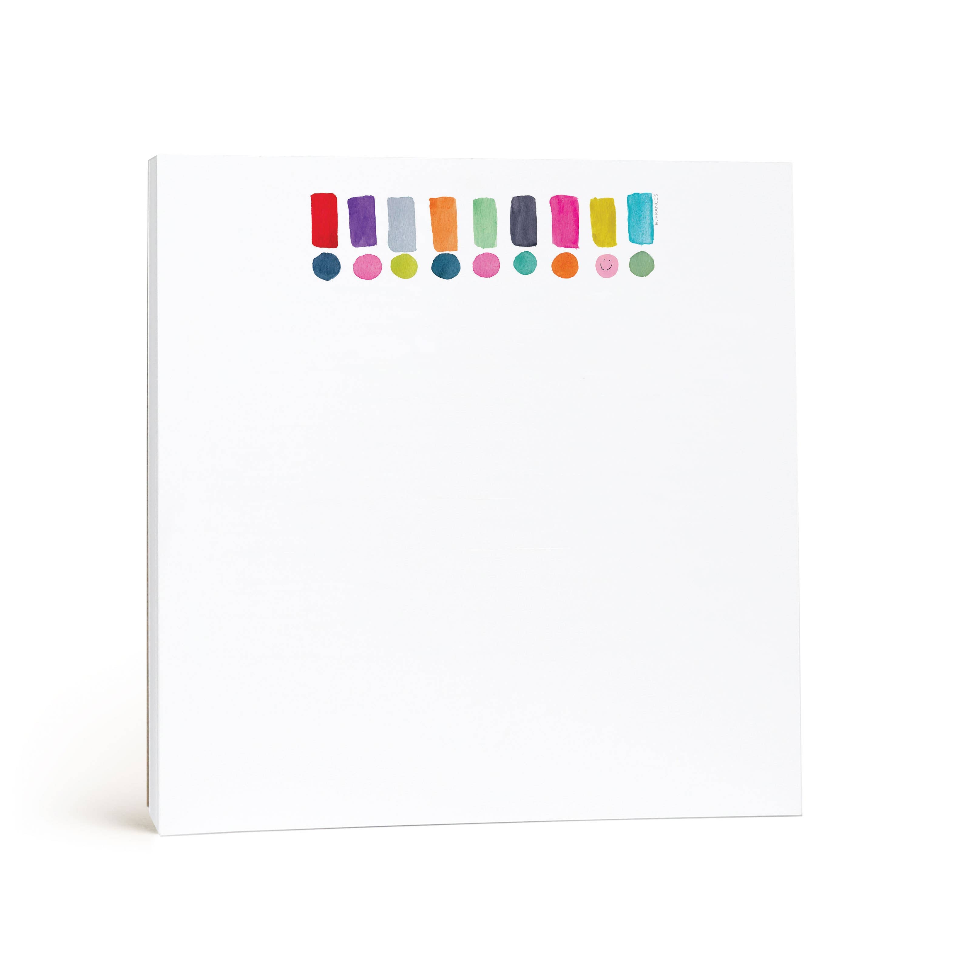 Happy Dots Chunky Square Notepad