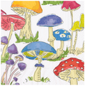 Cocktail Napkins : Woodland Mushrooms Retired