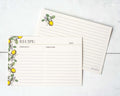 Lemon Recipe Cards