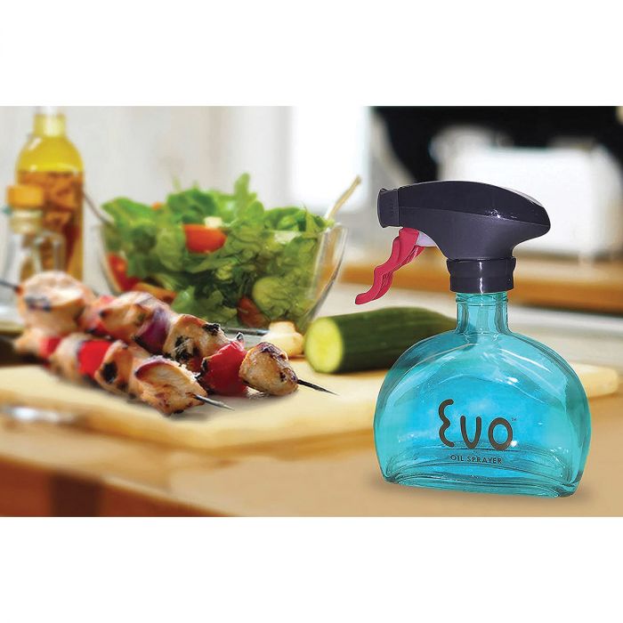 EVO Blue Glass Oil Sprayer 6oz.