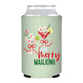 Merry Mahjong Can Cooler- Christmas