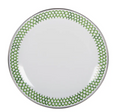 Sandwich Plate :  Scallop Green