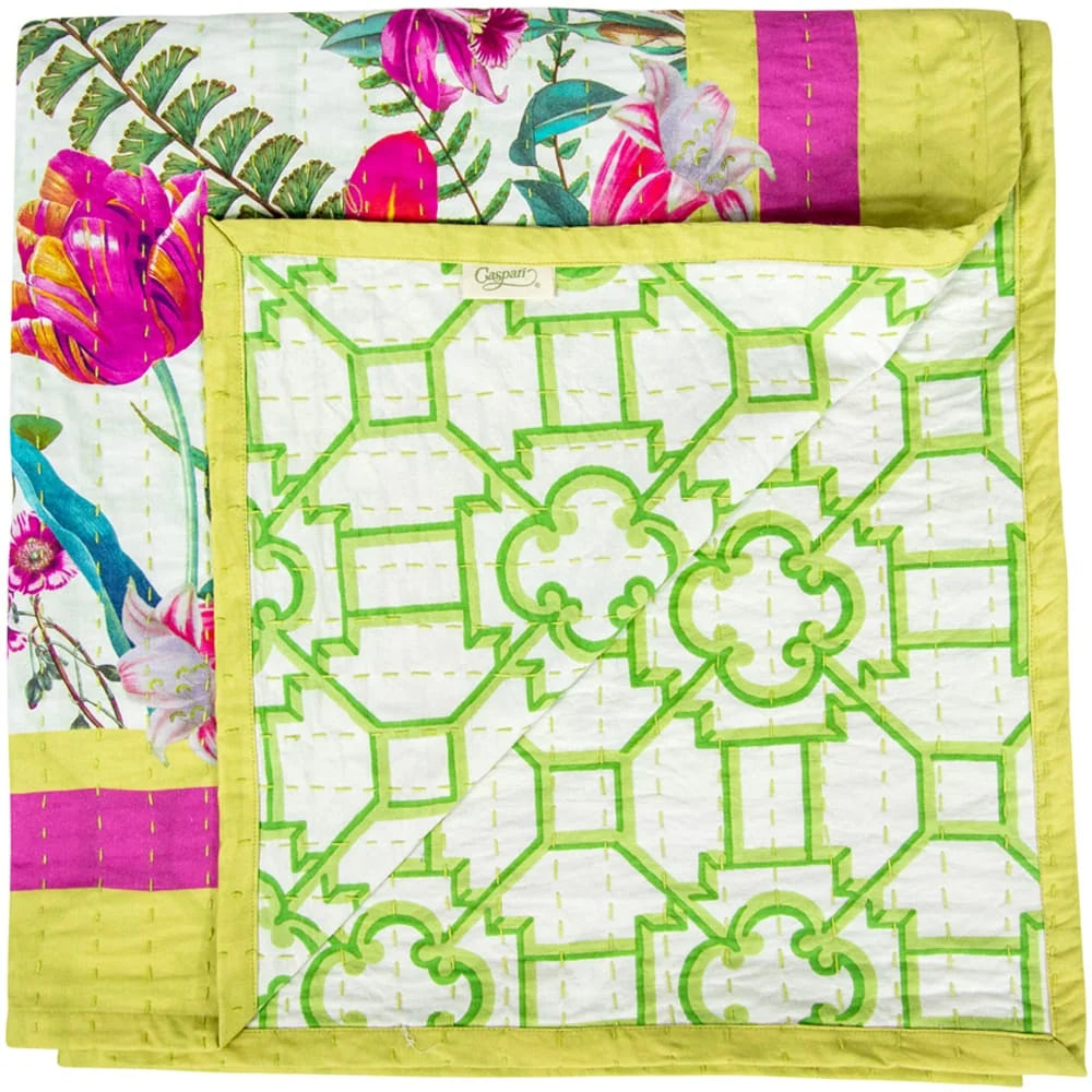 La Dolce Vita Sage / Lavender Reversible Tablecloth