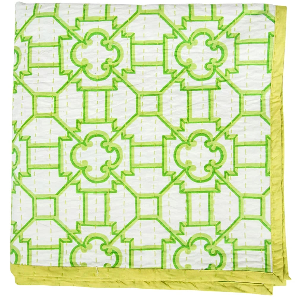 La Dolce Vita Sage / Lavender Reversible Tablecloth