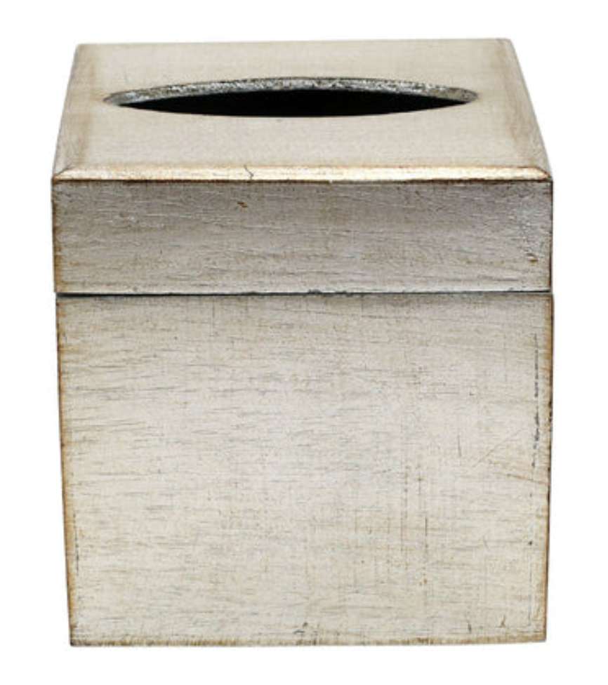 Florentine Platinum Tissue Box