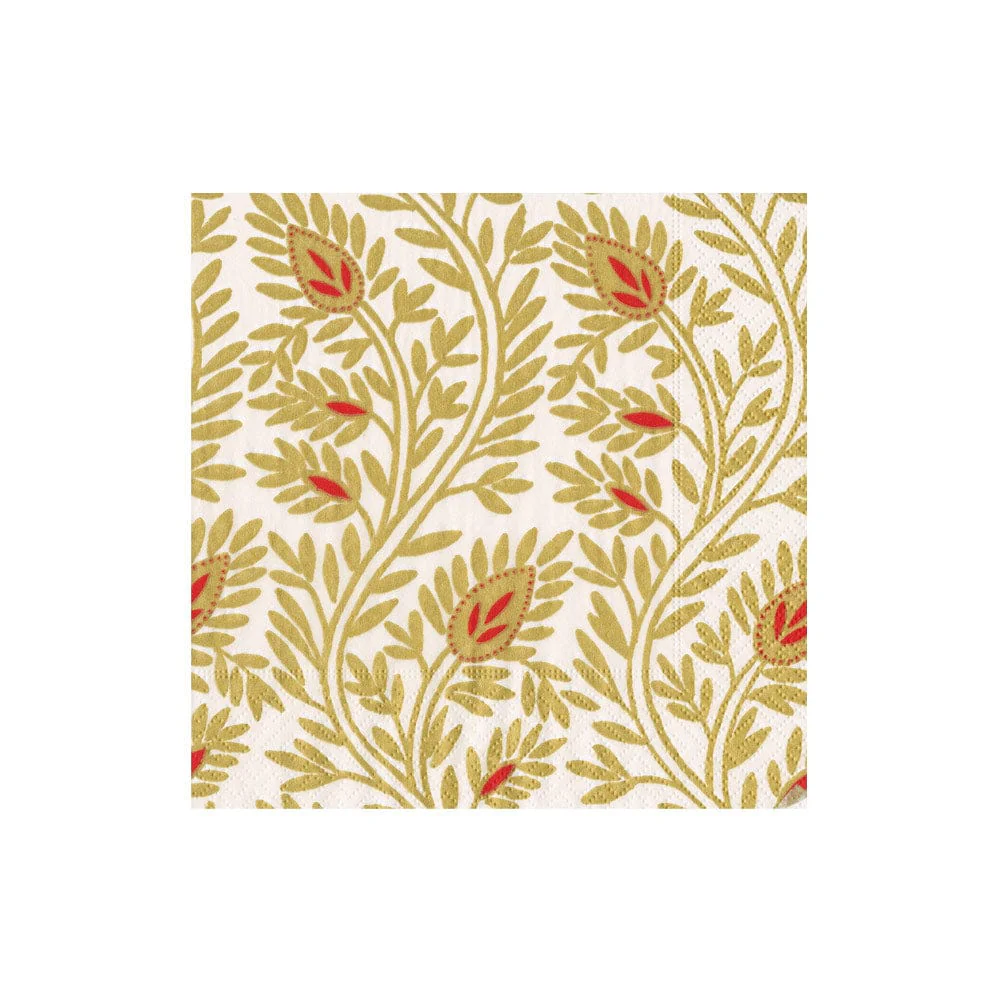 Cocktail Napkins : Samsara Gold retired
