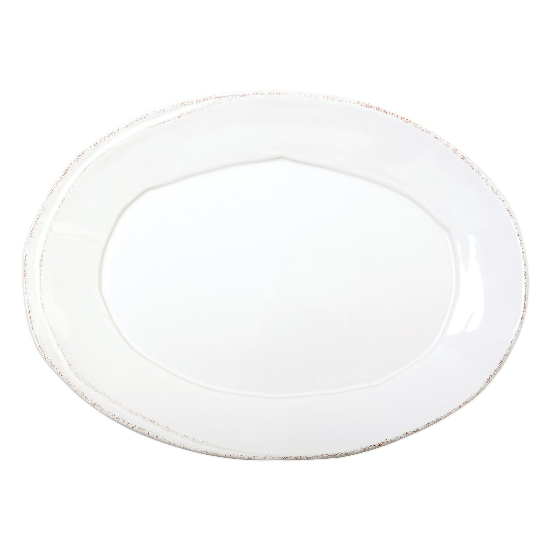 Lastra White SM Oval Platter