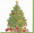 Luncheon Napkin : Musical Jamboree Tree  Retired