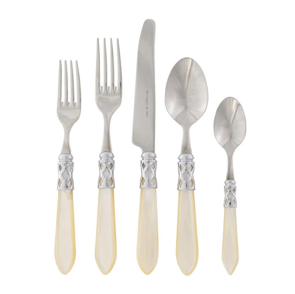Aladdin Antique Ivory Five-Piece Place Setting