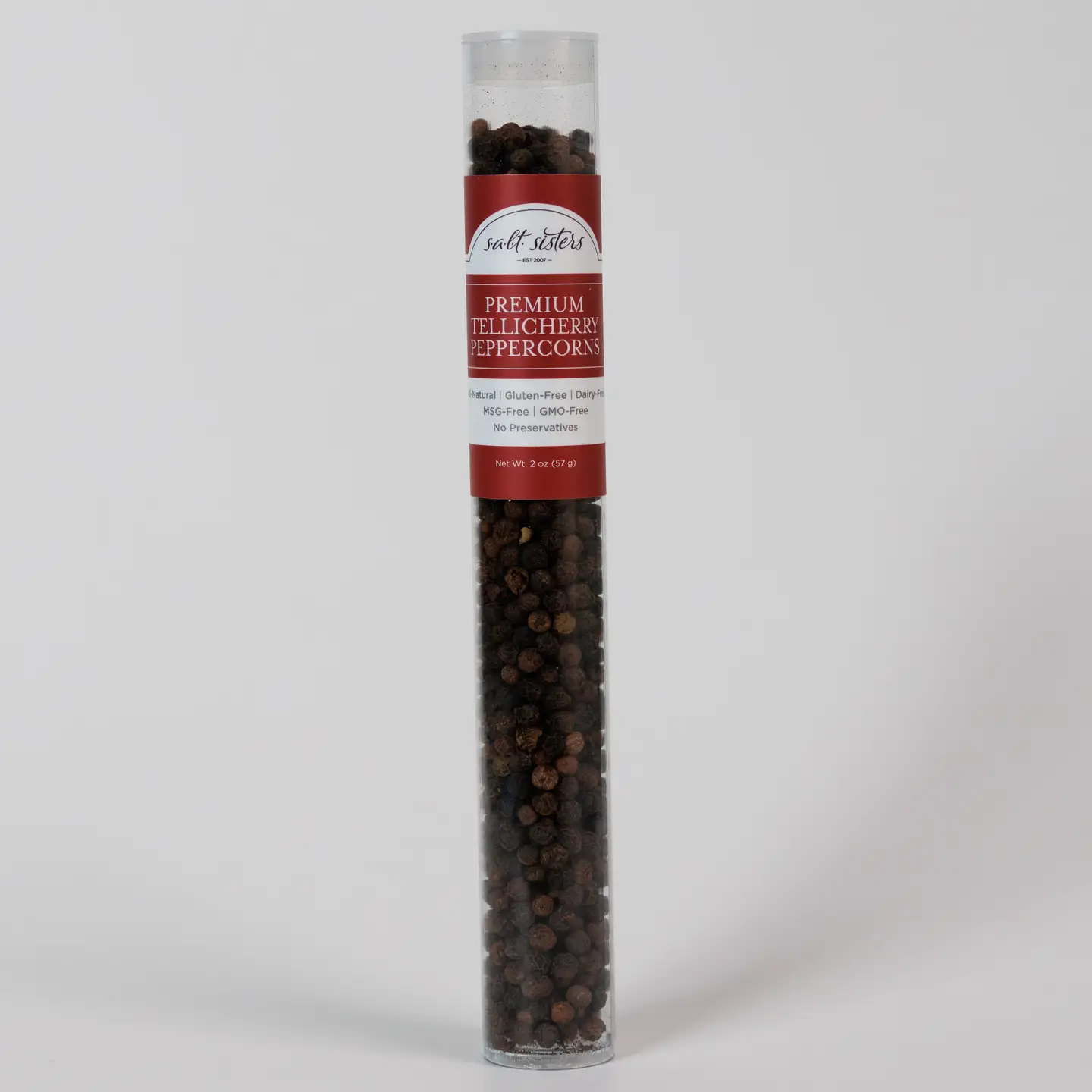 Premium Tellicherry Peppercorns Grinder Refill Tube