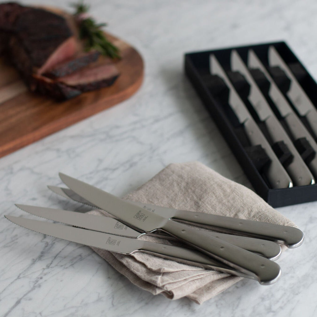 Porterhouse Stainless Steak Knife Set/8 in Gift Box