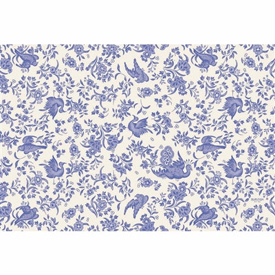 Blue Regal Peacock Placemat Pad