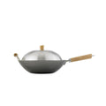 Carbon Steel Wok Set 14"