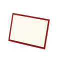Red Frame Place Card - Pack of 12 - Bottom Fold