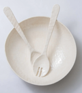 Relish White Salad Tongs