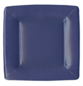 Salad Plates : Square Navy Grosgrain