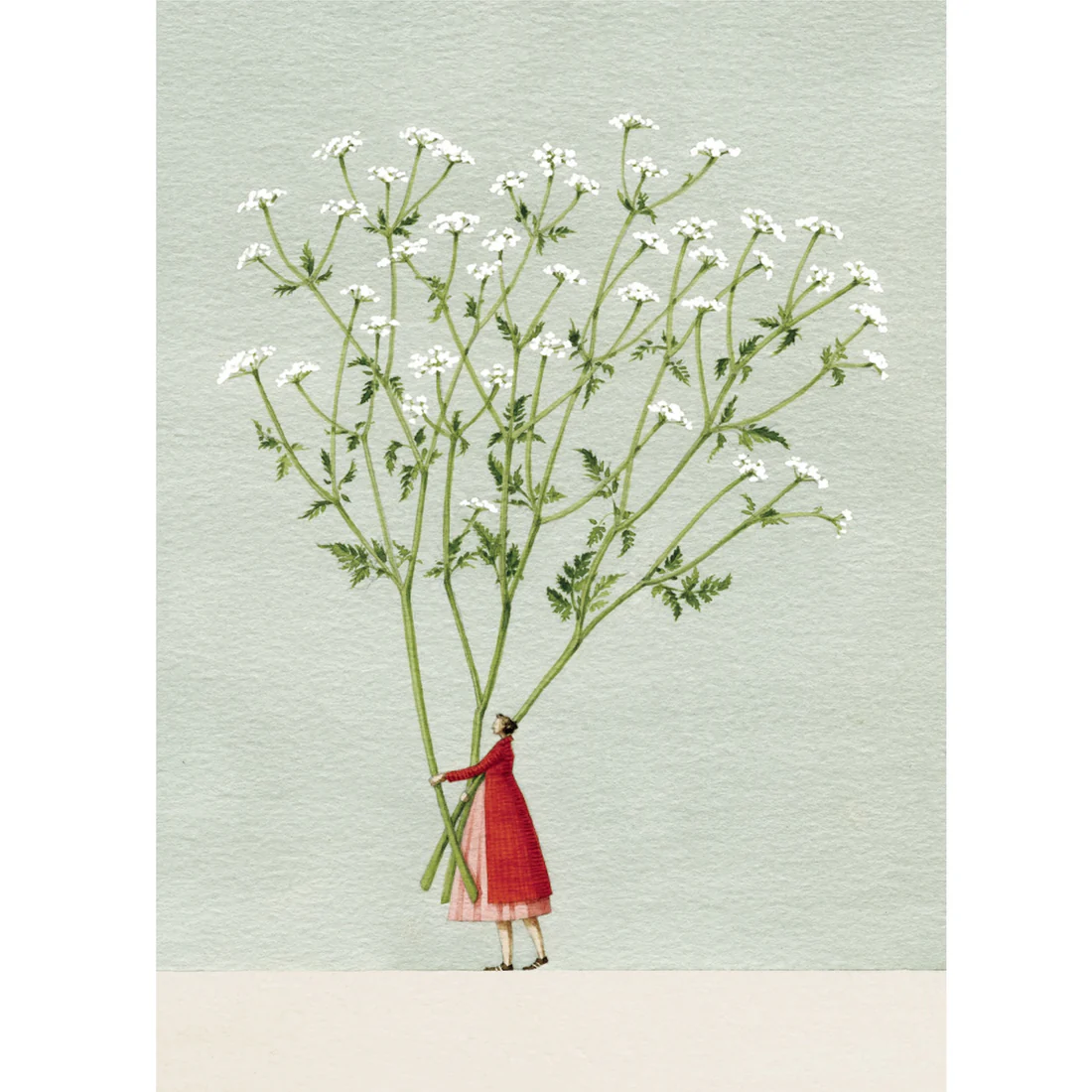 Cow Parsley Greeting Card