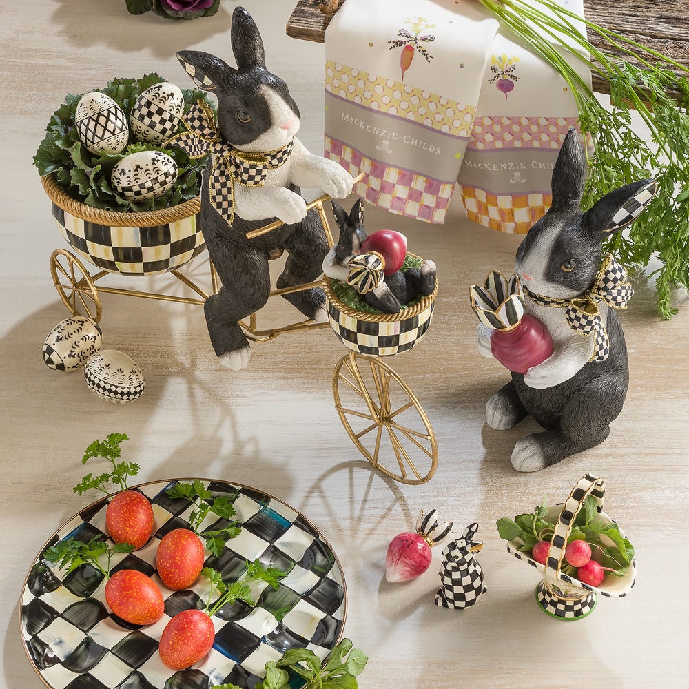 Egg Plate : Courtly Check