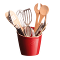 Utensil Pot Burgundy