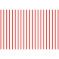 Red RIbbon Stripe Placemat - 24 Sheets