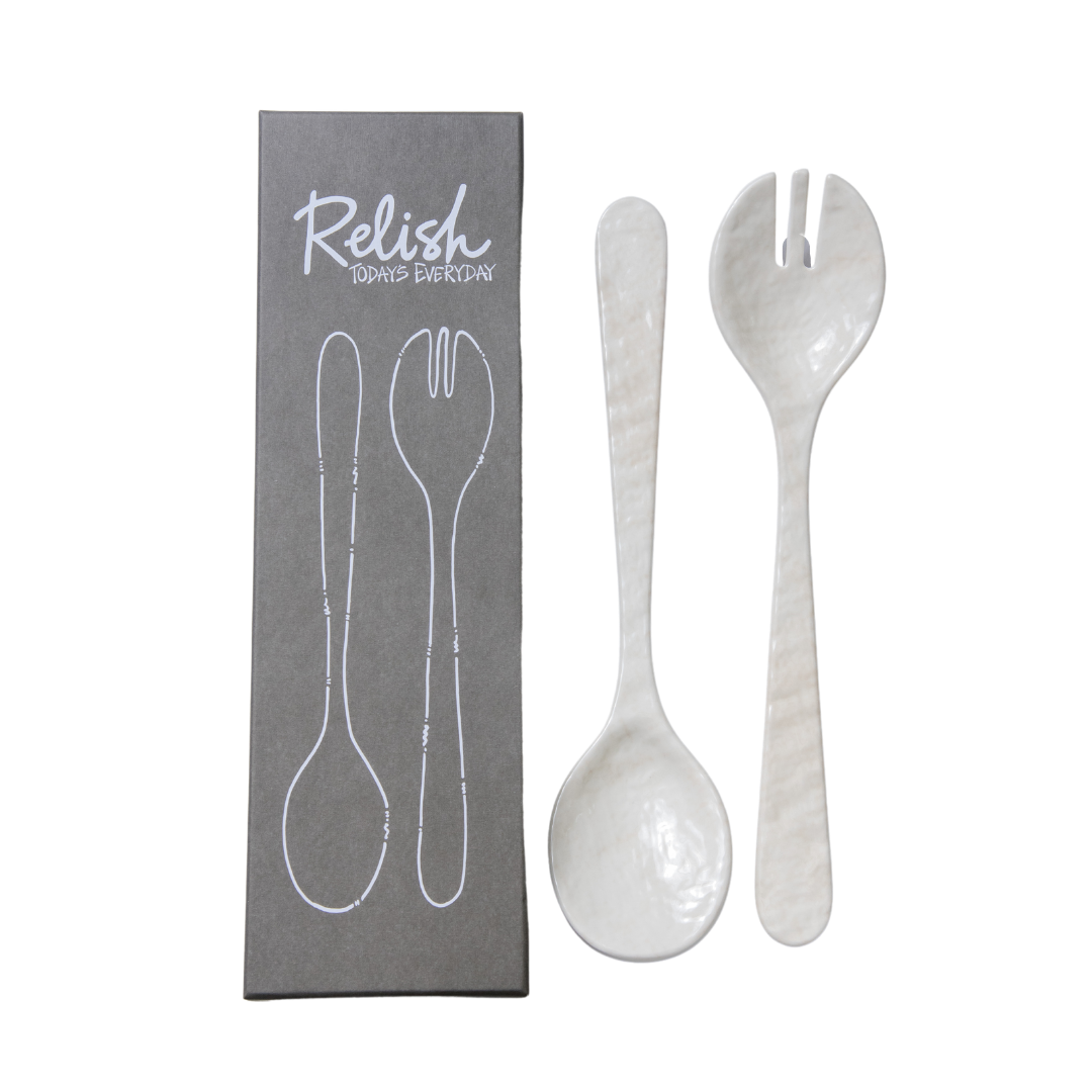 Relish Cream Salad Tongs