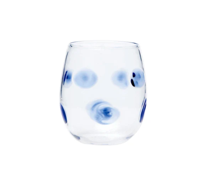 Drop Blue Stemless Wine