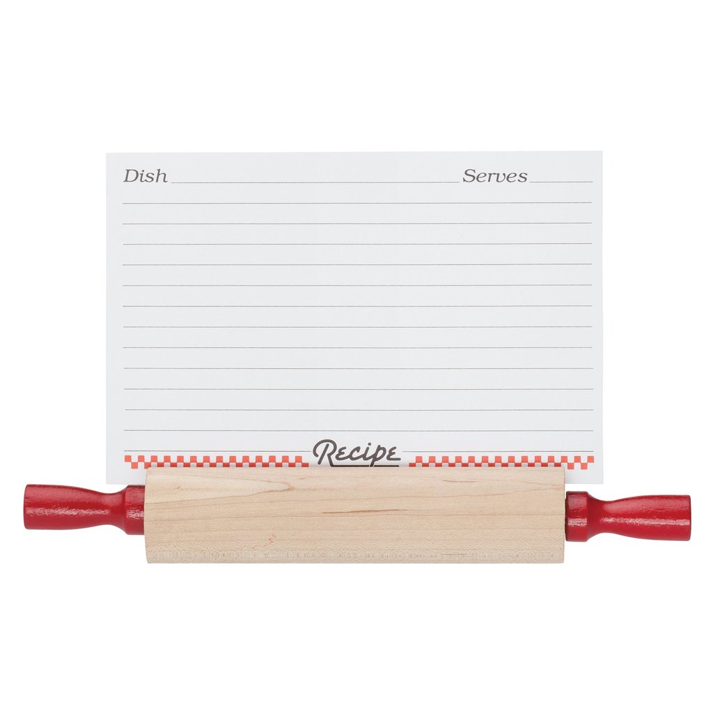 Rolling Pin Recipe Cards