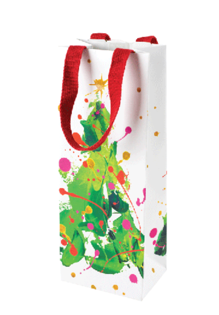 Bottle Bag : Splatter Tree