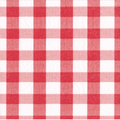 Cocktail Napkins : Gingham Red