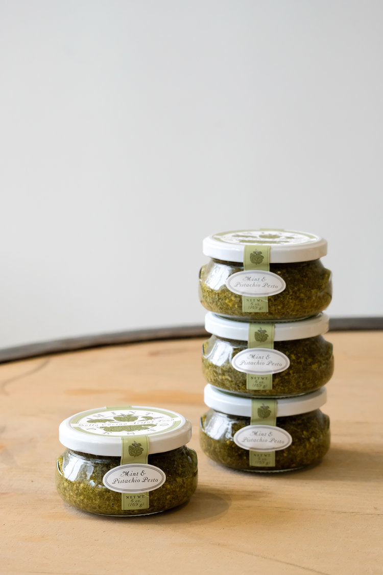Bella Cucina Mint & Pistachio Pesto 6oz.