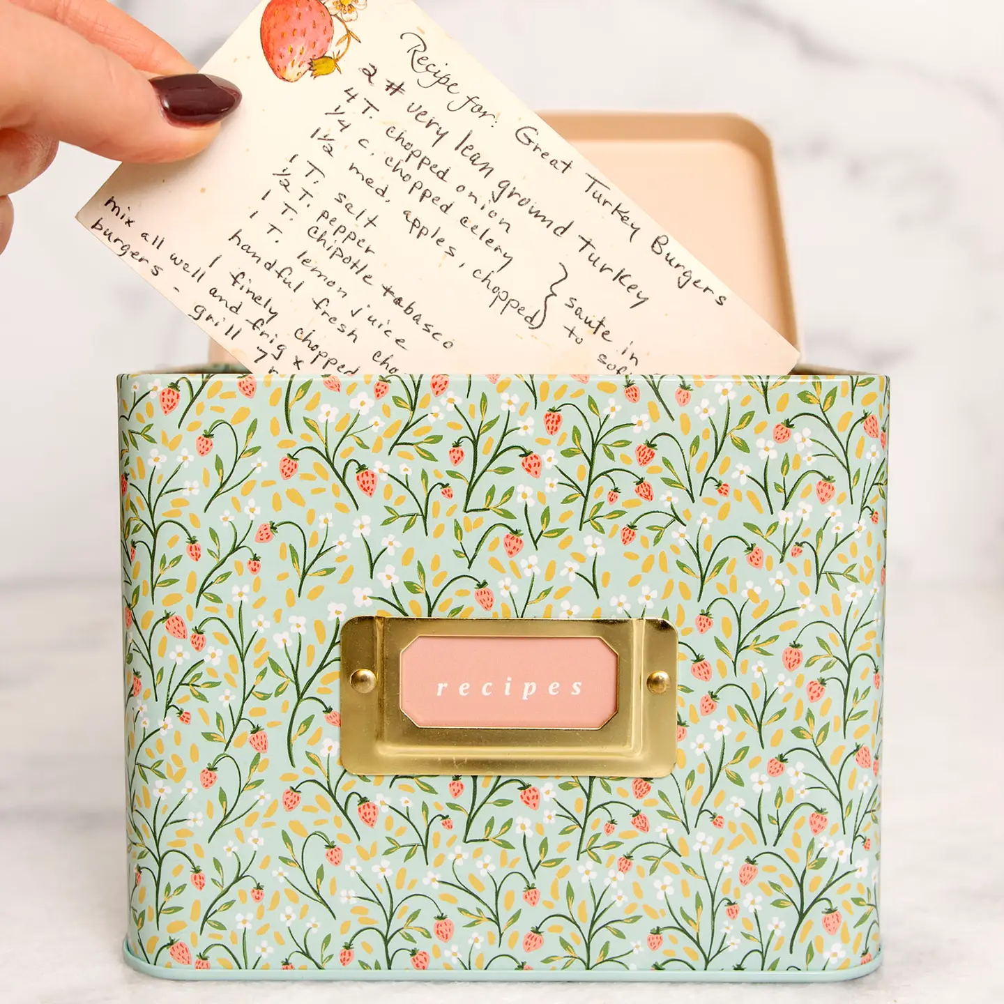 Strawberry Meadow Recipe Box
