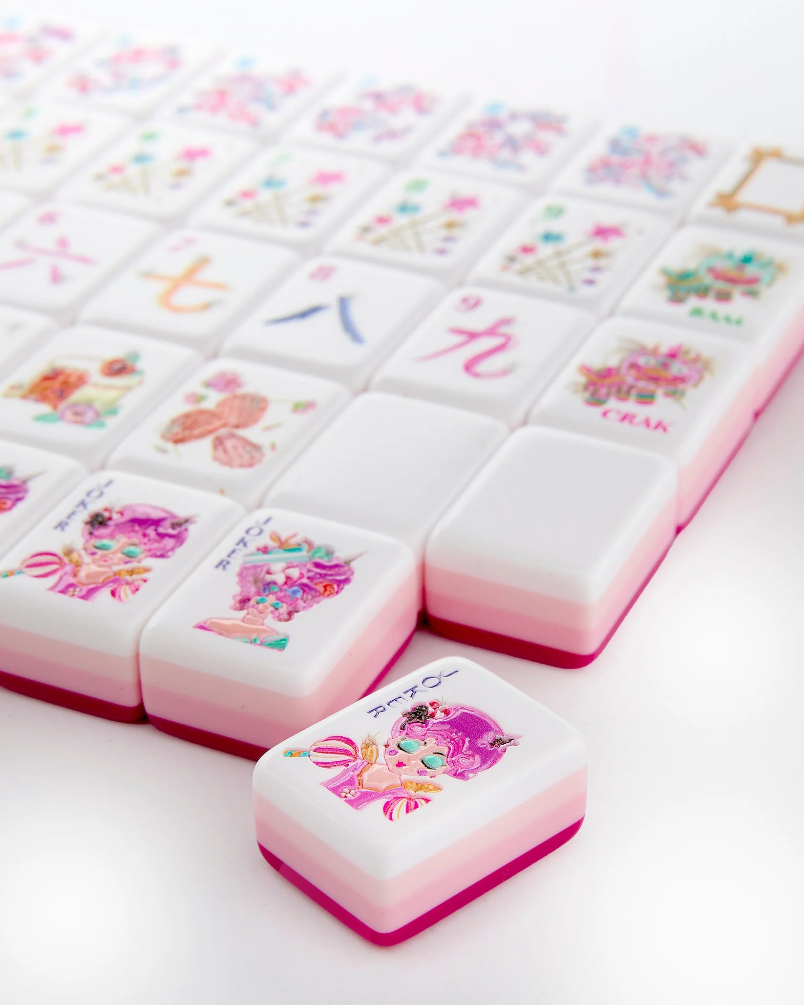 Glitterville Mahjong Tile Set