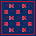 Bandana Gameday Scarf Ole Miss Logo