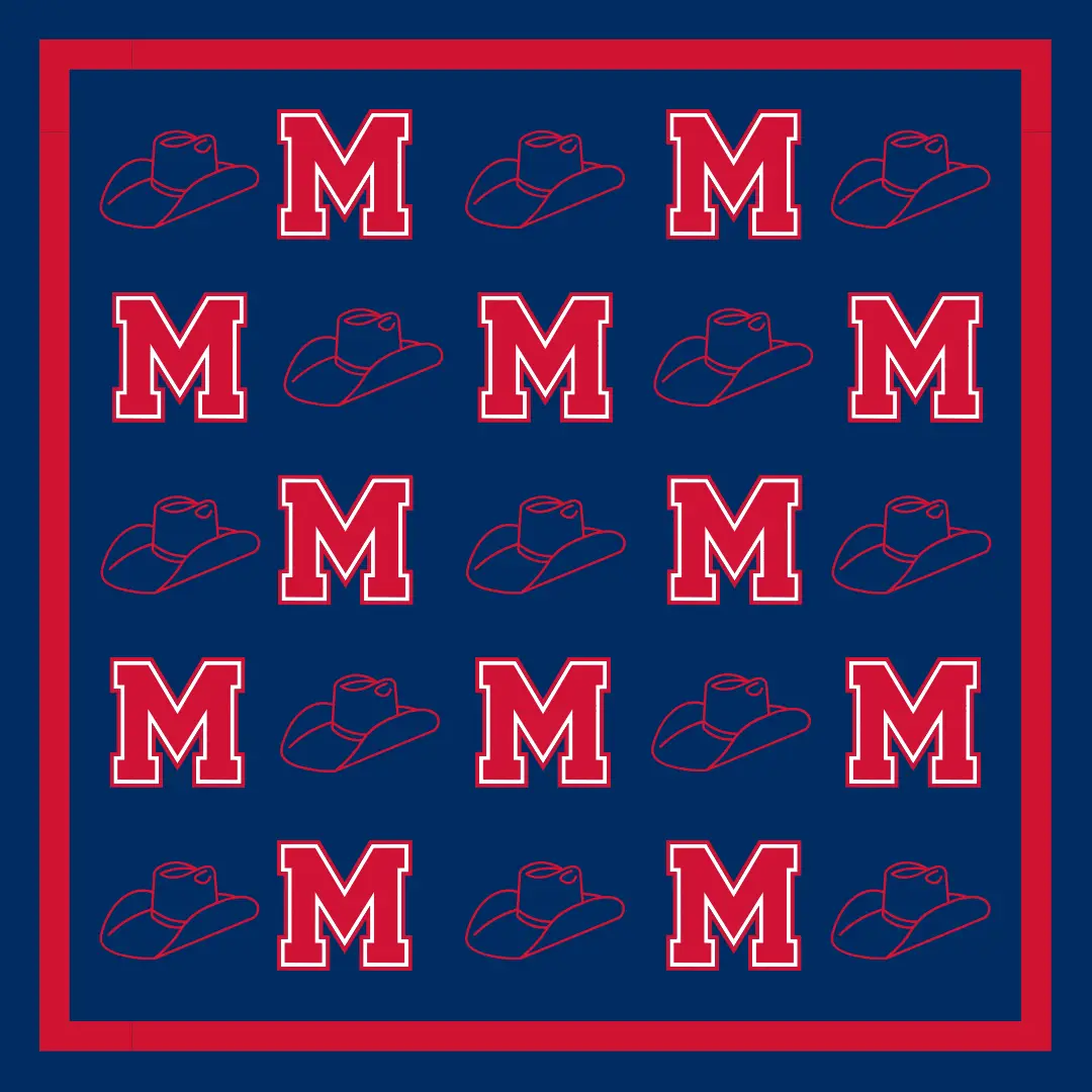 Bandana Gameday Scarf Ole Miss Logo