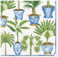 Luncheon Napkins : Potted Palms