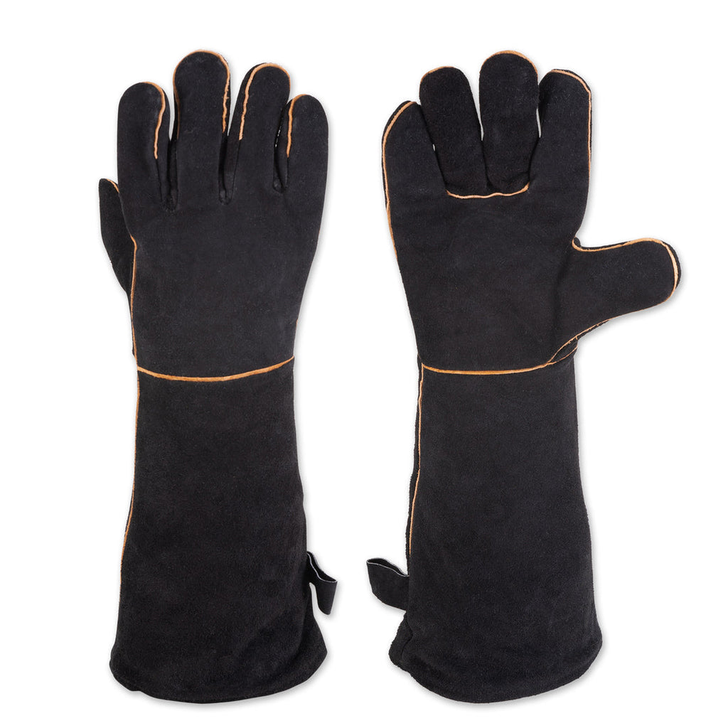 Leather Grill Gloves Black