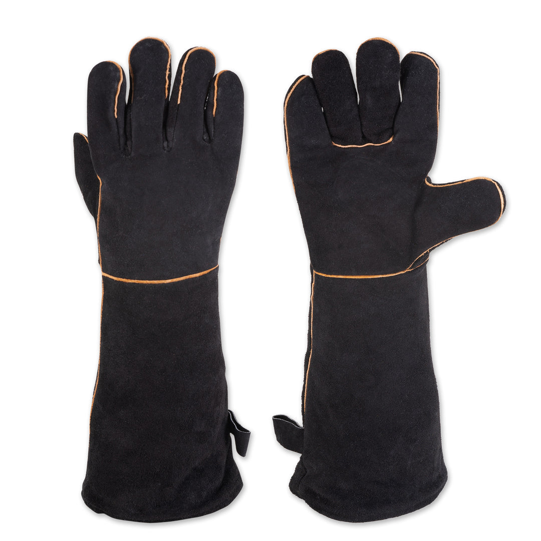 Leather Grill Gloves Black