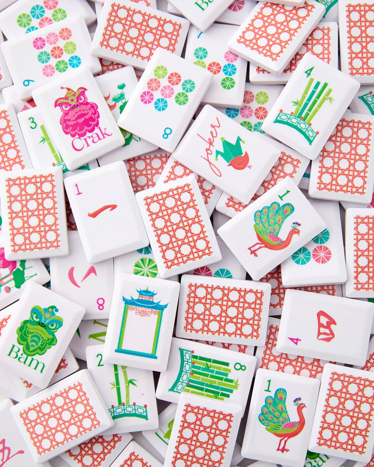Sunburst Debuatante Mahjong Tiles