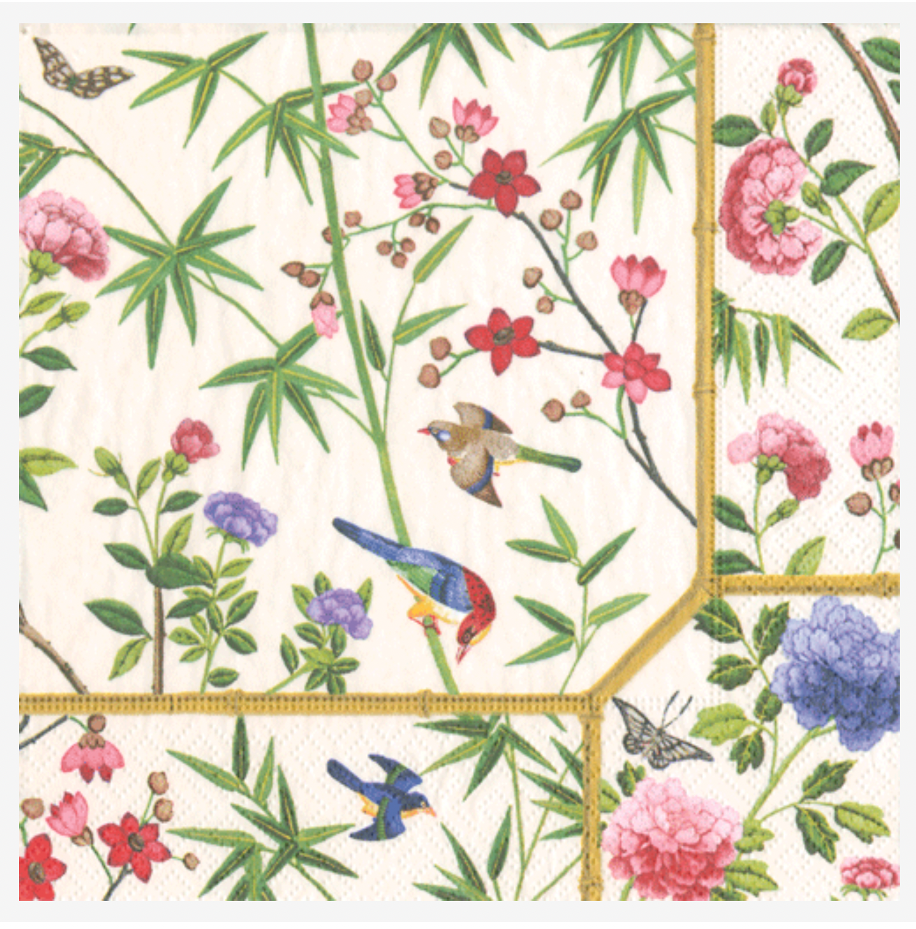 Luncheon Napkins : Chinese Wallpaper Cream