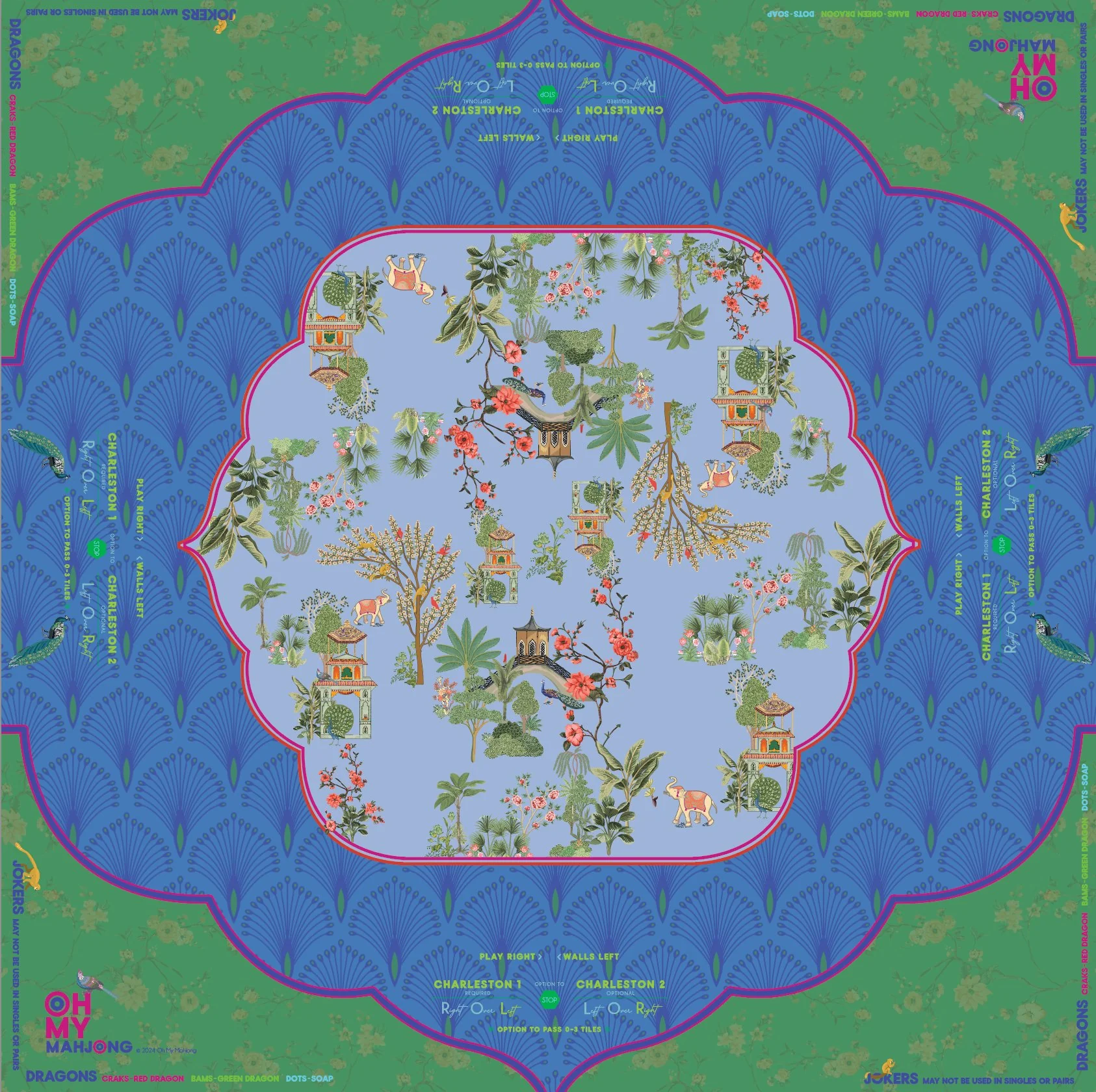 Darjeeling Mahjong Mat