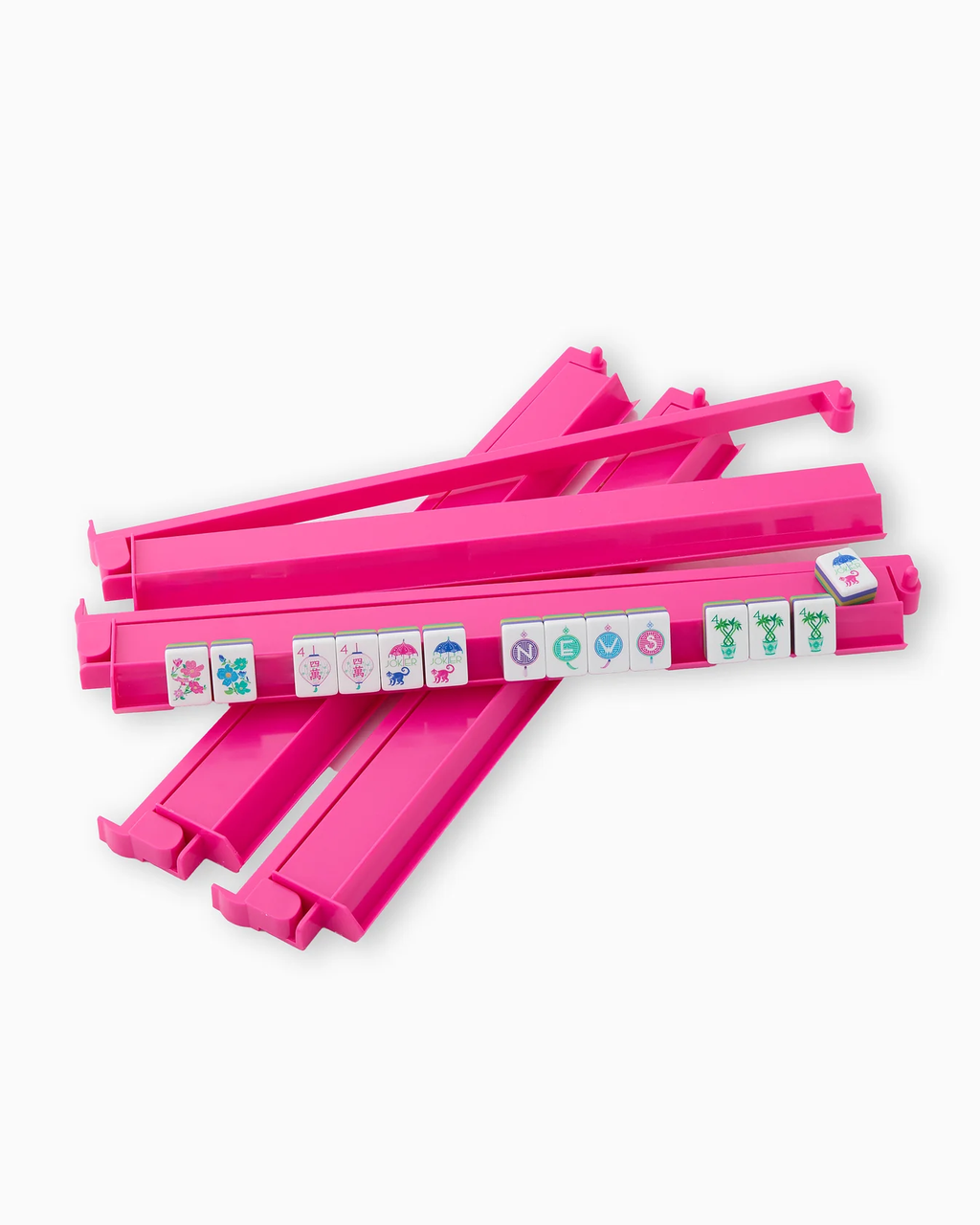 Acrylic Rack and Pusher Set : Hot Pink