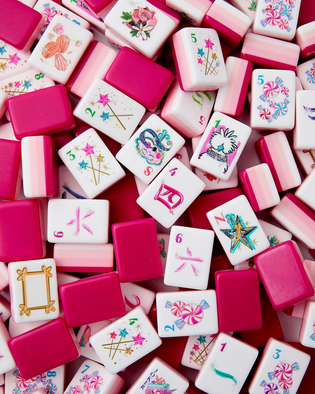 Glitterville Mahjong Tile Set