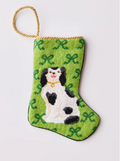 Bauble Stocking Sitting Like Royalty in Green