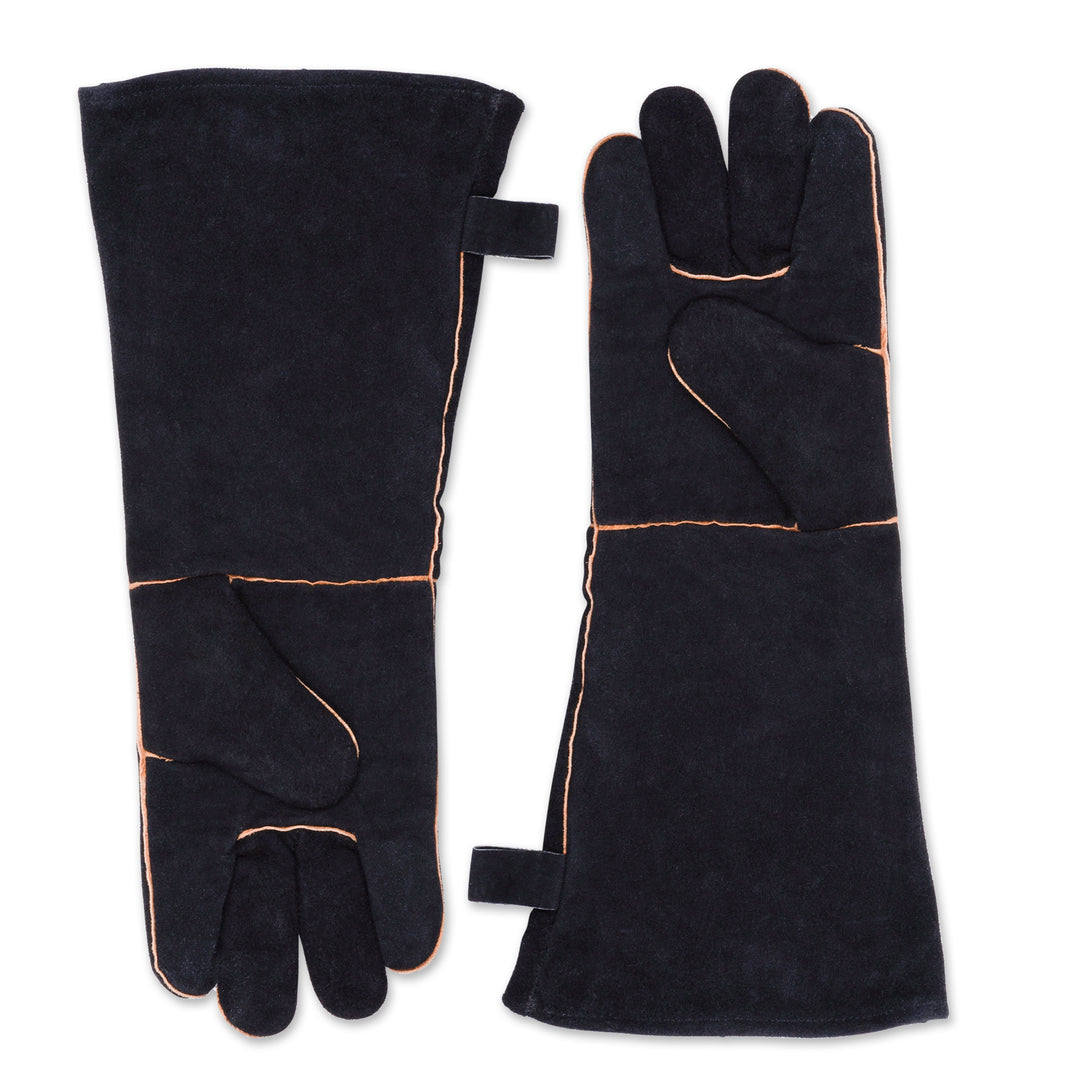 Leather Grill Gloves Black