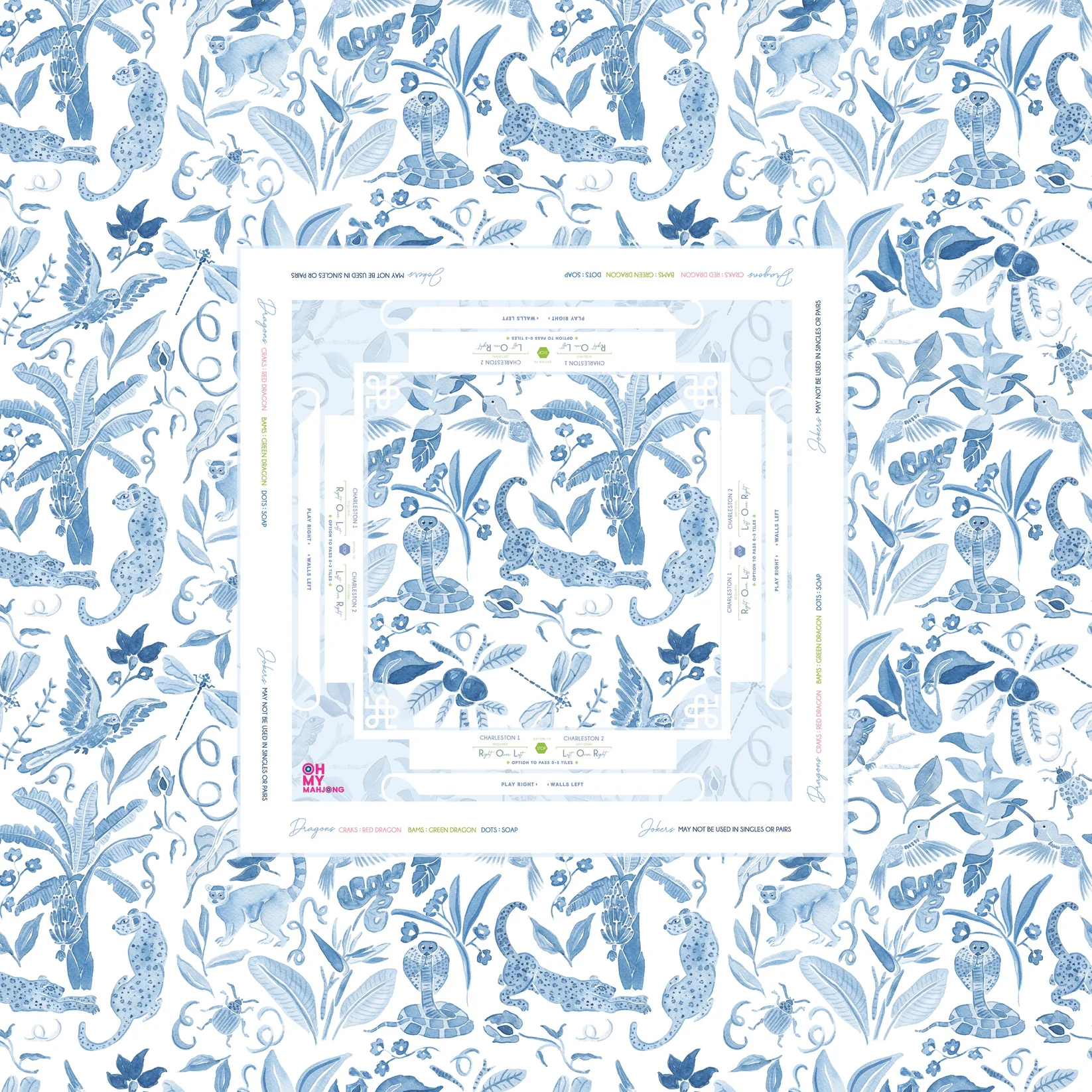 Tablecloth : Amazon Blue