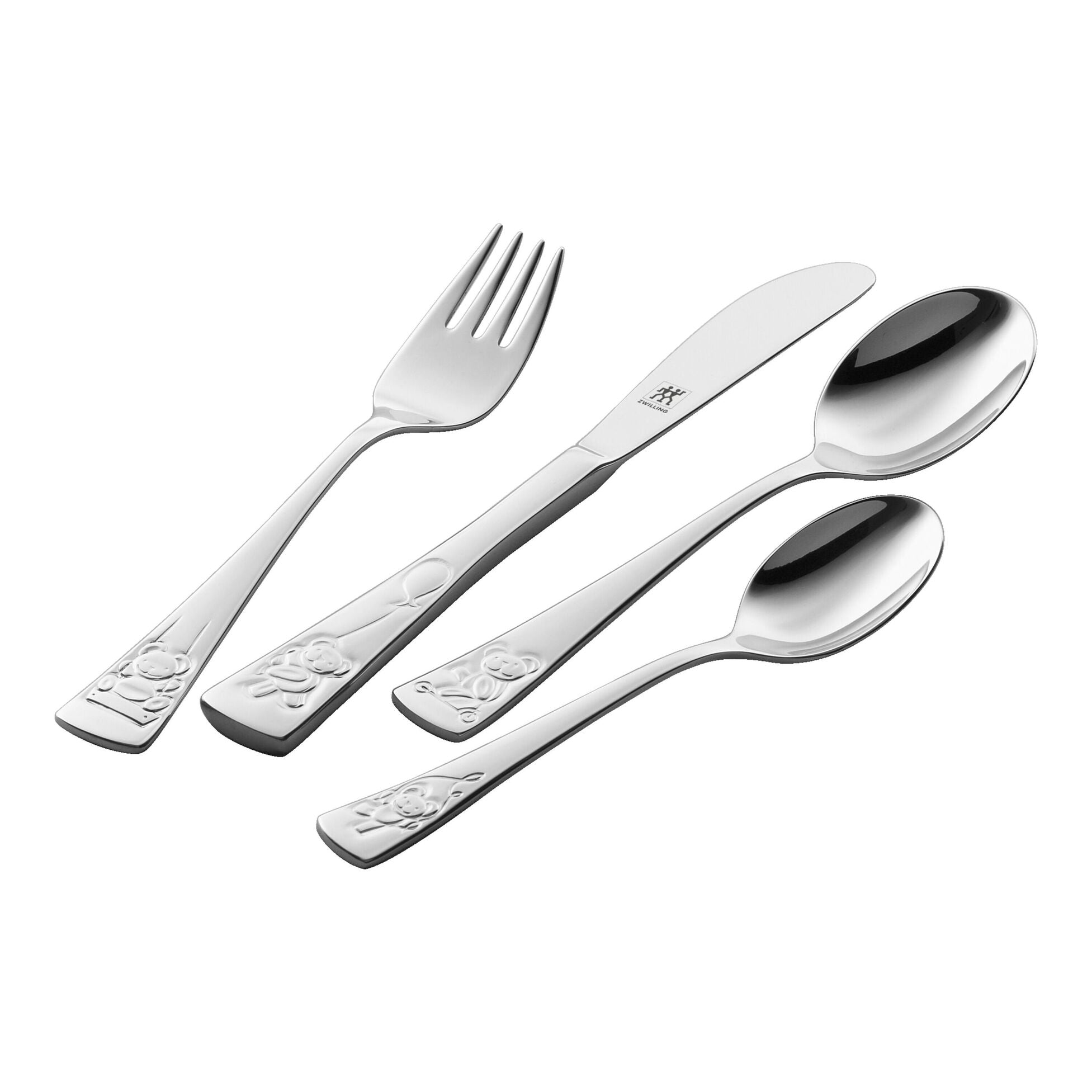 Teddy 18/10 Stainless Children's Flatware Set/4